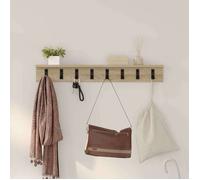 Beige Étagère D'entrée - design mural - Magnifique Porte-manteau mural Chêne Sonoma 80x10,5x10,5cm CL8039539