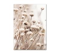 Beige plante pissenlit bégonia marguerite fleur feuille de palmier nordique mur Art toile affiche imprimer des images for salon décor peinture (Color : E, Size : 40x60cm No Frame)