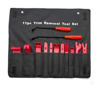 BeiLan 13 Pièces Outils pour Garnitures, Outil Démontage Auto Accessoires Porte Autoradio Tableau de Bord de Voiture Installateur Pry Outil avec Sac de Rangement