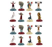 Beistle 54985 Lot de 16 mini centres de table Motif cirque 12,7 cm Multicolore