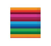 Beistle Fiesta Serviettes de table Multicolore