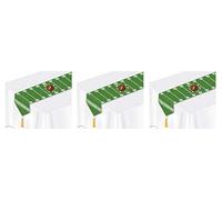 Beistle S50957AZ3 Lot de 3 chemins de table Motif Game Day Multicolore 27,9 x 15,2 cm