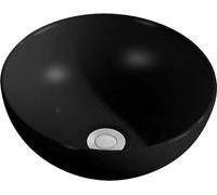Beitz & Walz AqvaCeramica Lavabo à poser 325 mm « SlimRim » - noir mat -
