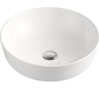 Beitz & Walz AqvaCeramica Lavabo à poser 415 mm « SlimRim » - blanc -
