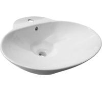 Beitz & Walz AqvaCeramica lavabo à poser 'ovale' 610 x 495 mm blanc