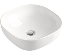 Beitz & Walz AqvaCeramica : vasque à poser « Schale » sans rebord, 420 x 420 mm, blanche