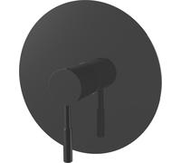 Beitz & Walz AQVADESIGN Set de montage final Douche ronde p. C-Box, noir mat