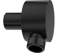 Beitz & Walz AQVASHOWER Coude de raccordement mural 1/2" rond, noir mat