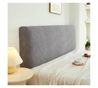 BEIWOSHA Couvre-tête de lit de Style Japonais Simple/Double | Housse de tête de lit tout compris for la décoration du lit de la chambre à coucher(Dunkelgrau,200cm)