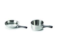 Beka 12037284 Polo Poêle à Frire en acier inoxydable 28 cm & 12036204 Polo Casserole en acier Inoxydable 20 cm