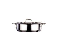 Sauteuse Chef en inox 2 anses + couvercle - D:28cm