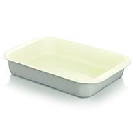 Beka 14990304 Plat à Four Émail Gris 30 x 23 x 6 cm