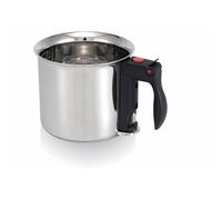 BEKA Bain-marie inox 18/10 16 cm 1,7L double paroi indicateur niveau d'eau induction argenté