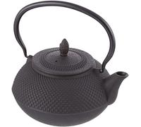 Beka Ceylon - Théière Noire en Fonte - 1,2 L - Infuseur Inox Inclus - Anse Rabattable - Compatible Induction