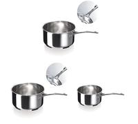 Beka Chef Casserole Inox 18/10-14, 18 et 20 cm | Ø 14 , 18 et 20 cm - acier inoxydable 18/10 - manche ergonomique - lave-vaisselle - garantie 25 ans - style intemporel