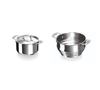 Beka Chef Faitout et Panier Vapeur Inox 18/10-18 cm | Ø 18 cm - acier inoxydable 18/10 - lave-vaisselle - garantie 25 ans