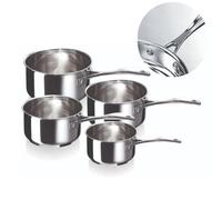 BEKA Batterie de 4 casseroles Chef en inox 14-20 cm (sans couvercles)