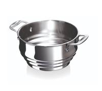 BEKA Panier vapeur Chef Inox 18/10 - Compatible casseroles 16/18/20 cm - Cuisson saine