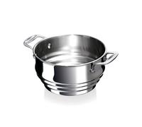 Beka Chef Panier Vapeur Inox 18/10 - Compatible Casseroles 16, 18 & 20 cm - Cuisson Saine Sans Matière Grasse