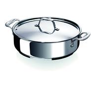 CHEF Cocotte inox 2 anses + couvercle inox BEKA D28 cm