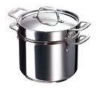 BEKA Cuiseur à pâtes Chef 24 cm 7,6 L inox 18/10 avec panier et couvercle compatible induction