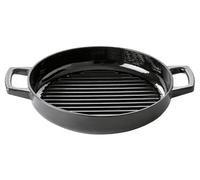 Beka Nori - Poêle Gril en Fonte - 28 cm - Rainures Profondes - Tous Feux Compatible Induction & Barbecue - Émail Triple Couche