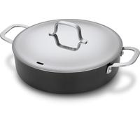 BEKA Sauteuse en aluminium Maestro 28 cm – 2 anses avec couvercle – Argent/Acier