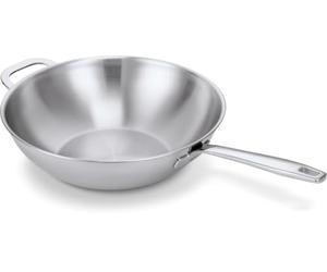 Beka Poêle wok Maestro Ø 30 cm - Sans revêtement anti-adhésif - Tous feux