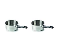 Beka Polo Casserole Inox 18/10-12 et 20 cm - Tous Feux Dont Induction | Ø 12 et 20 cm - acier inoxydable 18/10 - fond 3 couches - poignée résistante à la chaleur - lave-vaisselle - garantie 10 ans