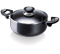 Faitout anti adhésif 24cm avec couvercle anthracite - Beka - 13071244 - pro induc anthracite