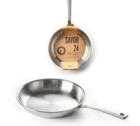 Beka Savor - Poêle Inox Induction - 28 cm - Tri-plis - Tous feux dont | Corps 3 couches · Chaleur homogène · Inox 18/10 · Fond induction Ø 21,7 cm · Lave-vaisselle · Fabriquée en Europe