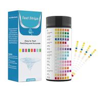 Bekasa 16-en-1 Bandelettes de Test d'Eau,Kits de test d'eau pour l'eau potable,Analyse pH, Nitrites, Chlore, Dureté, Mercure & Plomb pour aquarium, piscine, spa, puits, eau du robinet