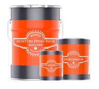 BEKATEQ BK-300EP Résine époxy bicomposante 5kg Gris silex I Peinture balcon et sol, optimisée pour les UV, faible odeur, étanche I Revêtement de sol pour l'étanchéité du balcon et de la terrasse