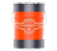BEKATEQ LS-150 Vernis bois PU monocomposant 5l Noir foncé satiné I Pour escaliers, parquets, meubles & bateaux I Résistant aux intempéries, à l'eau douce et à l'eau de mer avec protection UV