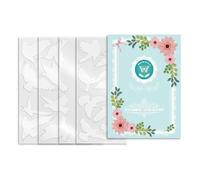 Bekecidi Lot de 16 Autocollants Anti-Collision Oiseaux en PVC - Stickers Vitraux Électrostatiques Réutilisables Film Électrostatique Vitre Design Oiseaux Blancs Translucides pour Portes et Fenêtres