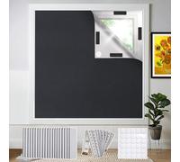 Bekeify Store Occultant sans Perçage 300×145 cm Tissu Occultant Ombrage Isolation Thermique pour s'adapter à n'importe Quelle Fenêtre avec Ruler 20 Attaches Auto-adhésives et 30 Rubans Adhésifs