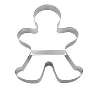 BekkiB 1132 - Emporte-pièce en forme de bonhomme en pain d'épice - Grande forme de 18,5 cm - Emporte-pièce décoratif en forme de bonhomme à gâteau au poivre