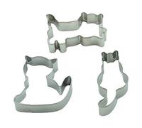BekkiB 3 Emporte-pièces en Forme de Chat en Acier Inoxydable - Lot de 3 Pièces