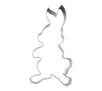 BekkiB 3401 Emporte-pièce en acier inoxydable pour nid de Pâques en forme de lapin 6 cm