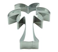 BekkiB - Emporte-pièce « Palmier » - env. 6,9 x 5,6 cm - Emporte-pièce arbre en acier inoxydable - Passe au lave-vaisselle - Pour la cuisson des biscuits - 998570