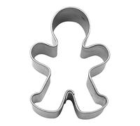 BekkiB - Très petit emporte-pièce « Bonhomme en pain d'épices » - env. 3 cm, emporte-pièce en acier inoxydable, idéal pour la décoration de fondant et de pâte d'amande, passe au lave-vaisselle - 3500