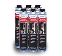 beko Lot de 6 mousses de polyuréthane pour pistolet 750 ml