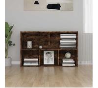 BEL-ACHAT* Bibliothèque/Buffet - Bahut Meuble Enfilade - Fonction d'affichage, chêne fumé 50x25x80 cm - Bois d'ingénierie Prom897211