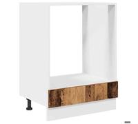BEL-ACHAT* Meuble de stockage Moderne - design bas - Colonne Armoire de four Riga Bois ancien 60x46x81,5cm @Promo5202287