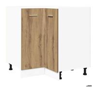 BEL-ACHAT* Meuble de stockage Moderne - design bas - Meuble de cuisine/Buffet mi-haut de cuisine ""Lyon"" Chêne artisanal 75,5x75,5x81