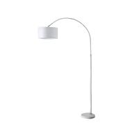 BEL AIR HOME - Lampadaire CAPRI Réglable - Éclairage de Précision pour Lecture - Design Élégant, Métal Durable - Hauteur Max 126 cm, Blanc