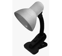 BEL AIR HOME - Lampe de bureau DEDALO 1xE27 pour éclairer votre espace de travail avec style et efficacité (ARGENT)