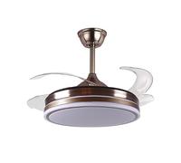BEL AIR HOME Ventilateur de plafond ASGARD Blanc | Moteur DC silencieux, Pales amovibles 108 cm, Lumière LED 36 W 3 températures, Télécommande, Mode hiver