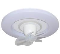 BEL AIR HOME - Ventilateur Plafonnier RAKI Avec Moteur CC et Lumière LED 80 W - Télécommande, 4 Vitesses Pour Été et Hiver (50 cm MOVE)
