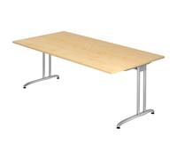 BELA 2E S | Bureau 200 x 100 Érable